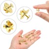HappyHome 30pcs Pin Hardware Butterfly Tack Butterfly Clasp Handmade Accessory