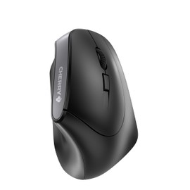 CHERRY MW4500 Wireless Vertical Ergonomic Optical Mouse, up to 1200 DPI, 6 Buttons and Scroll Wheel For Laptop, PC, Desktop or Mac. Right Handed. (Renewed)