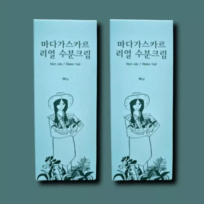 Sidmool 시드물 마다가스카르 리얼 수분크림 80g 2개 Seedmeal Madagascar Real