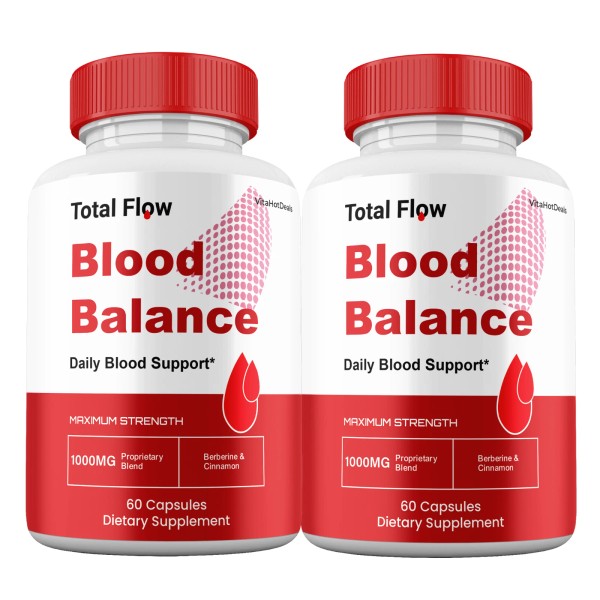 Total Flow Capsules, Max Strength Natural Glycogen, TotalFlow Pills (2