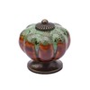 NAKUPENDA Ceramic Cabinet Knobs, Pack of 4 Vintage Pumpkin Ceramic