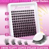 JIMIRE Cluster Lashes Wispy Thick Mink Eyelash Clusters 10-16MM Fluffy