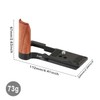 Foto4easy Wooden L-Shape HandleGrip for Canon EOS R50 V Camera