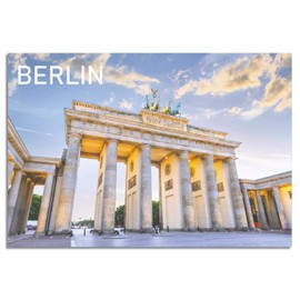 Berlin Fridge Magnet | Brandenburg Gate | Strong Hold | Photo Magnet 8 x 5.5 cm | Typical Souvenir