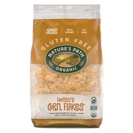 Nature's Path Organic Honey'D Corn Flakes Cereal, 26.4 oz (Pack of 6), Gluten Free, Non-GMO, Earth Friendly Packaging