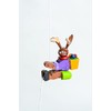 Rudolphs Schatzkiste Climbing Figure Easter Bunny of White Climbing Rope,