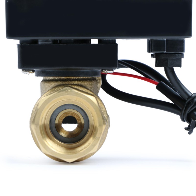 U.S. Solid 1/2" Motorised Ball Valve - Electric Brass Ball