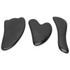 Professional Obsidian Face Massage Gua Sha Tool Portable Body Therapy