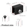 Shwdsy Window Lock, Pack of 6 Sliding Window Locks, Adjustable