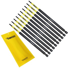 10 x SabreCut SCRH2152_10 152mm H2 Hex Magnetic Impact Screwdriver Driver Bits Set Single Ended Heavy Duty