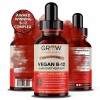Grow Vitamin B12 Liquid Drops - High Potency Complex with
