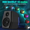 Sanyun SW209 36W Computer Gaming PC Speakers - 2.75" Fiberglass