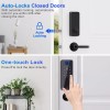 Tilvision Smart Fingerprint Lock Keyless Touchscreen Keypad Deadbolt Fob PasscodeAuto