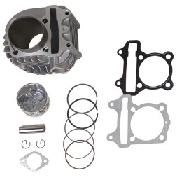 RedCap 61mm Big Bore Cylinder Head & Piston Rings Rebuild Kit for GY6 170cc-200cc ATVs