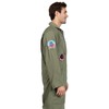 Leg Avenue Men's Top Gun Costume Flight Suit - Color: