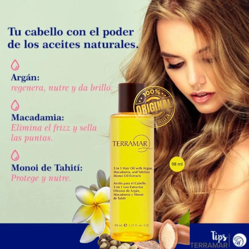 Mascarilla Intensiva 200g + Oleo De Argan 98ml Terramar