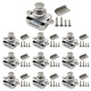 Hoypeyfiy Set of 10 Push Button Latch Cabinet Door Catch