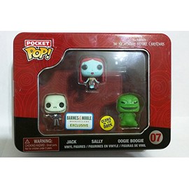 The Nightmare Before Christmas Pocket Pop! 3 pack - Glow in the Dark Barnes and Noble Exclusive