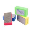 OULLYY Grit 60,100,200,400# Sets Diamond Hand Polishing Pads, Sanding Blocks