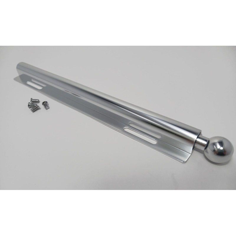 12-Inch Long Expendable and Reversible Pullout Closet Wardrobe Valet Rod