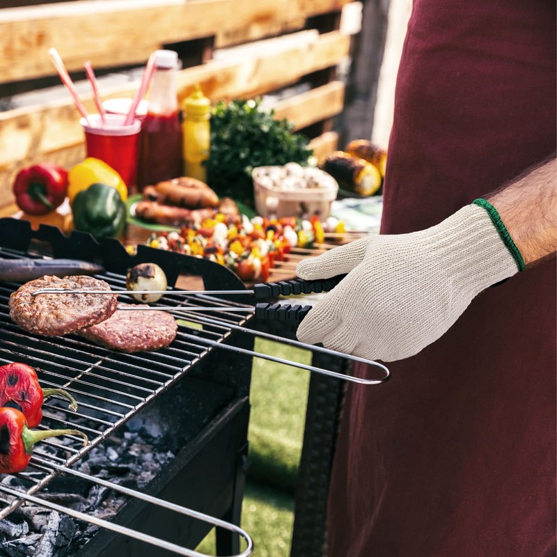 GSAFEME 12 Pairs Cotton Glove Liners for BBQ, Cooking, Grilling,