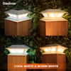 SIEDiNLAR Solar Post Lights Outdoor 2 Modes LED Fence Deck
