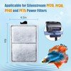 Zuqqony 15 Pack PF-L Filter Cartridges Compatible with Top Fin