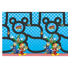 Mickey Roadster Plastik Tischdecke 120x180cm