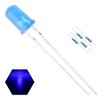 EDGELEC 100pcs 5mm Blue Lights LED Diodes (Blue Lens) Diffused