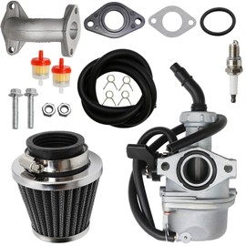 Anxingo 22mm PZ22 Carburetor Kit Replacement for 110cc 125cc SSR CRF50 Predators Go Karts Pit Dirt Bike,for Taotao Pit Bike ATV (PZ22 KIT3)