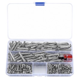 150 Pcs M4 Cupboard Joining Bolts Screws(75 x Binding Screws, 75 x Connecting Sleeves), Furniture Connecting Screws Bolts Post 31-40 mm, Door Handle Screws for Connecting Furniture Cupboard Cabinet