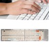 Keyboard Keycaps Orange Blue Beige 128 Keys PBT Theme XDA