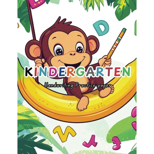 Kindergarten Handwriting Practice: Fun Letter and Number Tracing: Learn to