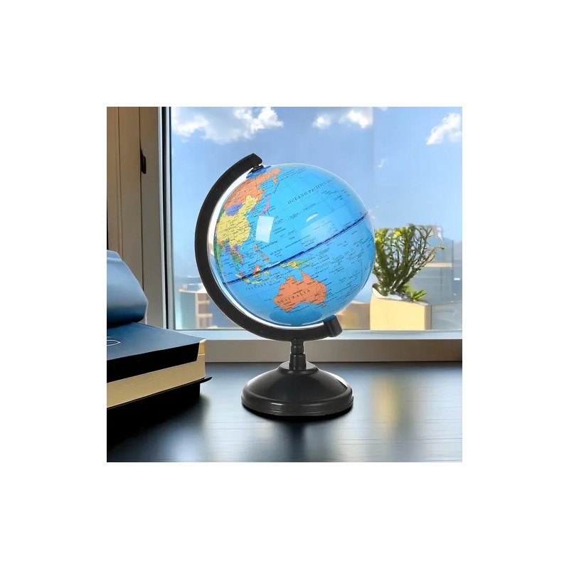 Globo Terráqueo Giratorio Didáctico Español Mapa Mundo 20cm