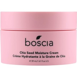 boscia Crema Hidratante de Semillas de Chia- Cuidado de la piel vegano, sin crueldad animal, puro y natural . Hidratante Súper Rico para una hidratación duradera, 47.59 ml