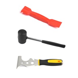 KOOLEVER Window Fitting Tools Kit - 3PCS Glazing Tools, Includes Hammer, Paddle, and Rubber Mallet. Ideal for Double Glazing, Window Bead Removal, and DIY Projects