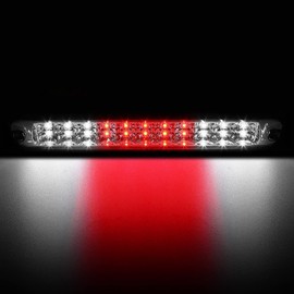 High Mount 3rd Stop Light Compatible with 2004-2012 Chevy Colorado & GMC Canyon Third Center Cargo Reverse Rear LED Brake Light Bar Taillight (Chrome)