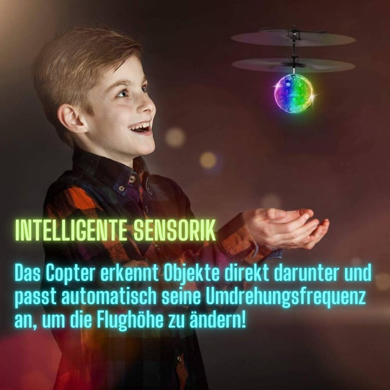 Induction Copter - RC Toy (Hand-Controlled) - Flying Luminous Ball