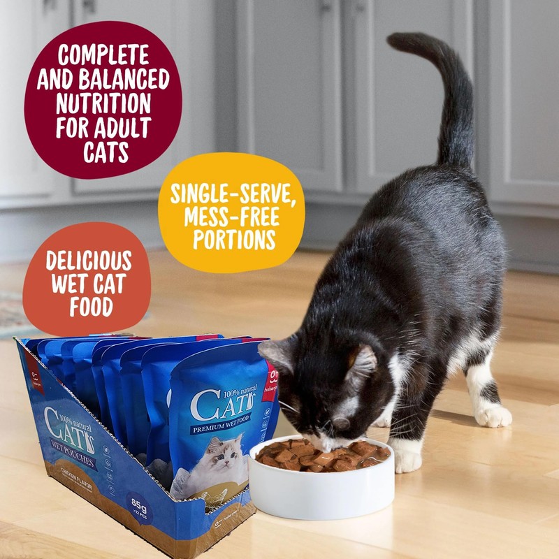 DurbaLife Cats Premium Wet Food 85g Pouch — Moist, Soft