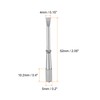 sourcing map 2pcs Mini Bracelet Screwdriver 4mm Titanium Steel Slotted