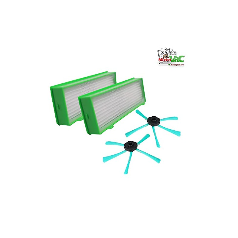 MisterVac Set Compatible with Vorwerk Kobold VR200 Saugroboter