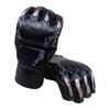 Fighting Gloves Black Tiger Paw Design Thickened Leather Latex Liner
