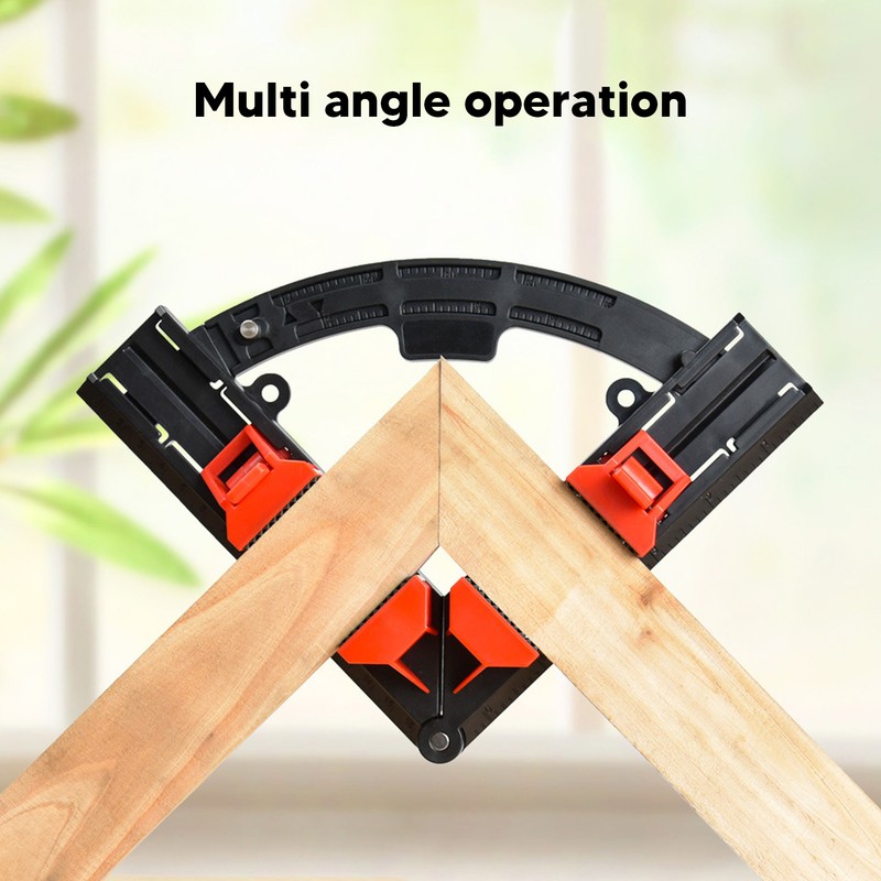30°‑90° Woodworking Adjustable Corner Clamp Wood Right Angle Frame Clamp