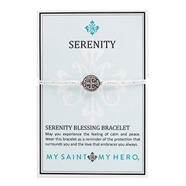 My Saint My Hero Serenity Bracelet - Silver Medal (Metallic Silver, base)
