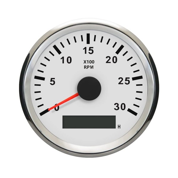 ELING Tachometer RPM Gauge with Hour Meter for Car Truck