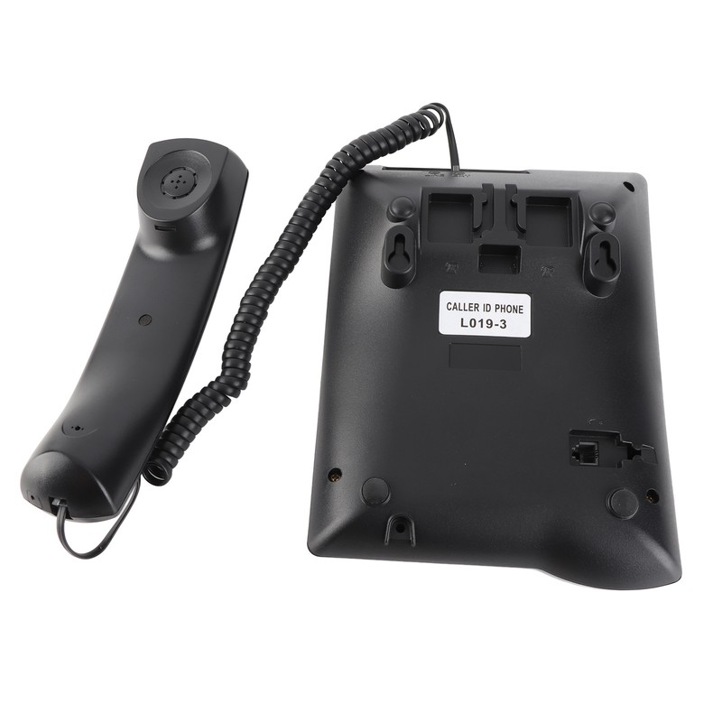 Desktop Telephone 5 Level Brightness Adjustable Corded Telephone Support for