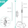Lapgood Stainless Steel Heavy Duty C-Stand with Boom Arm,10.8ft/330cm Adjustable