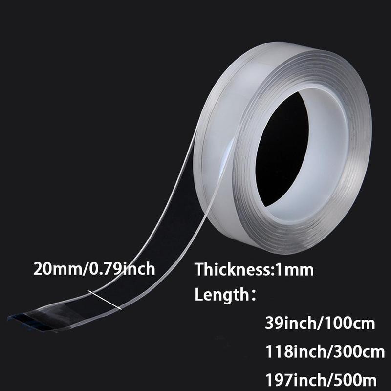 Double-sided Waterproof Tape, 1 Roll Reusable Waterproof Double-sided Tape, Adhesive