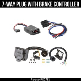 Reese RV 7-Way Trailer Wiring Kit + Brake Control For 1994 Dodge Ram 2500 3500