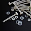 50 x Nylon Flat Head Cross Head Plastic Machine Screws